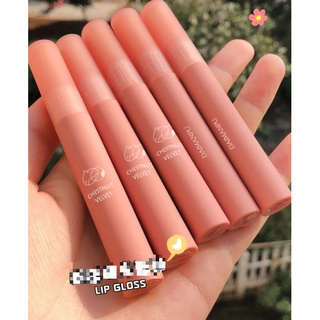 Son Kem Lì DAIMANPU CHEST NUST D48 Hạt Dẻ Tone Nâu Tây Auth Nội Địa