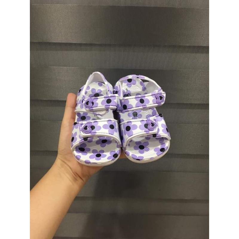 SANDALS SIÊU NHẸ GEORGE UK HOA TÍM