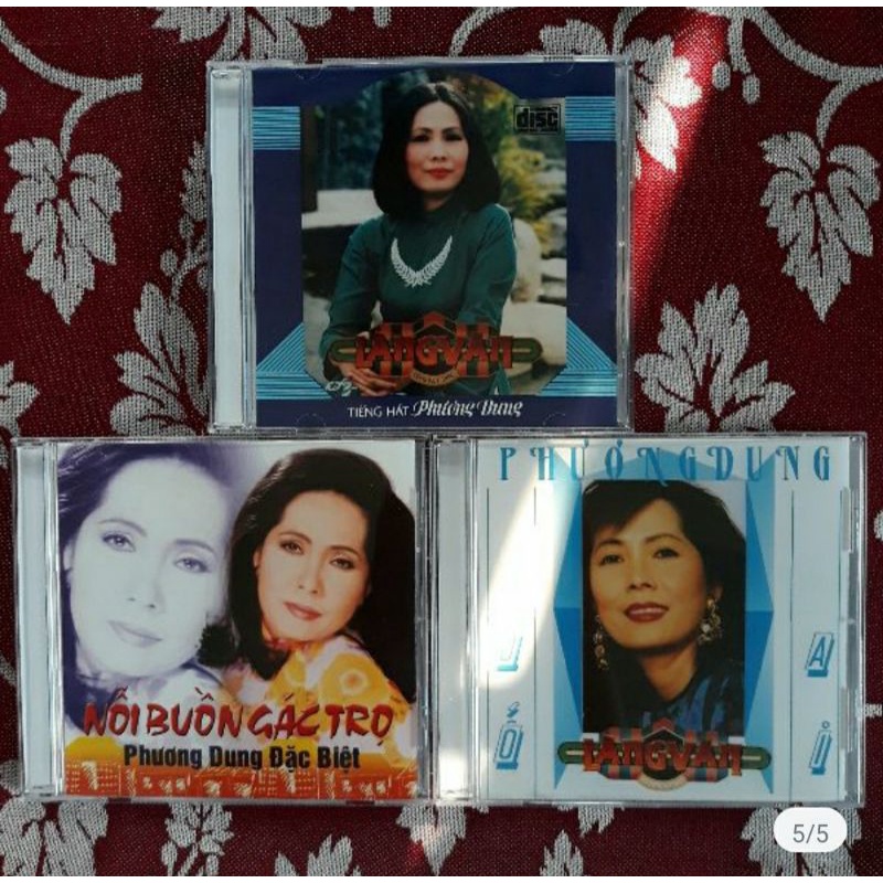 Bộ 3 cd Phương Dung phono
