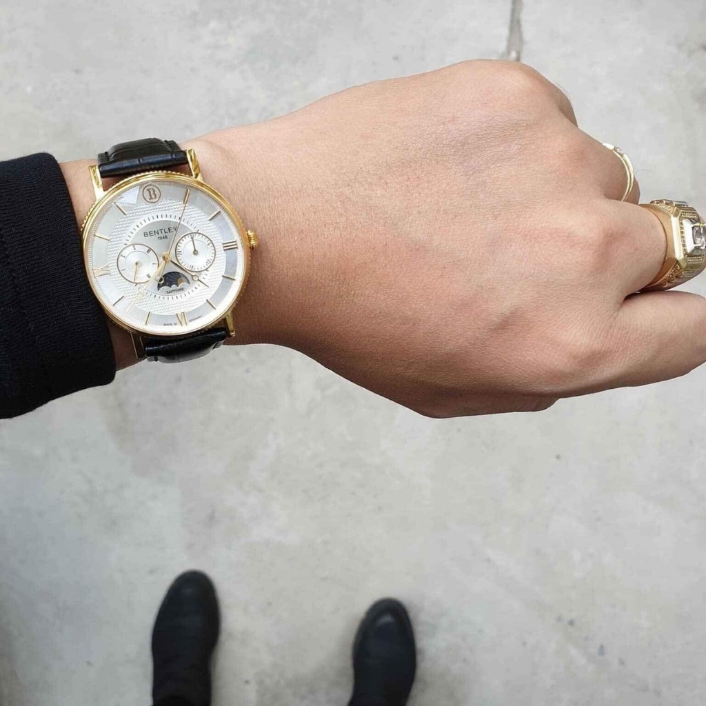 Đồng Hồ Nam Chính Hãng BENTLEY BL1865-30 Tặng Kèm Dây Da Cao Cấp