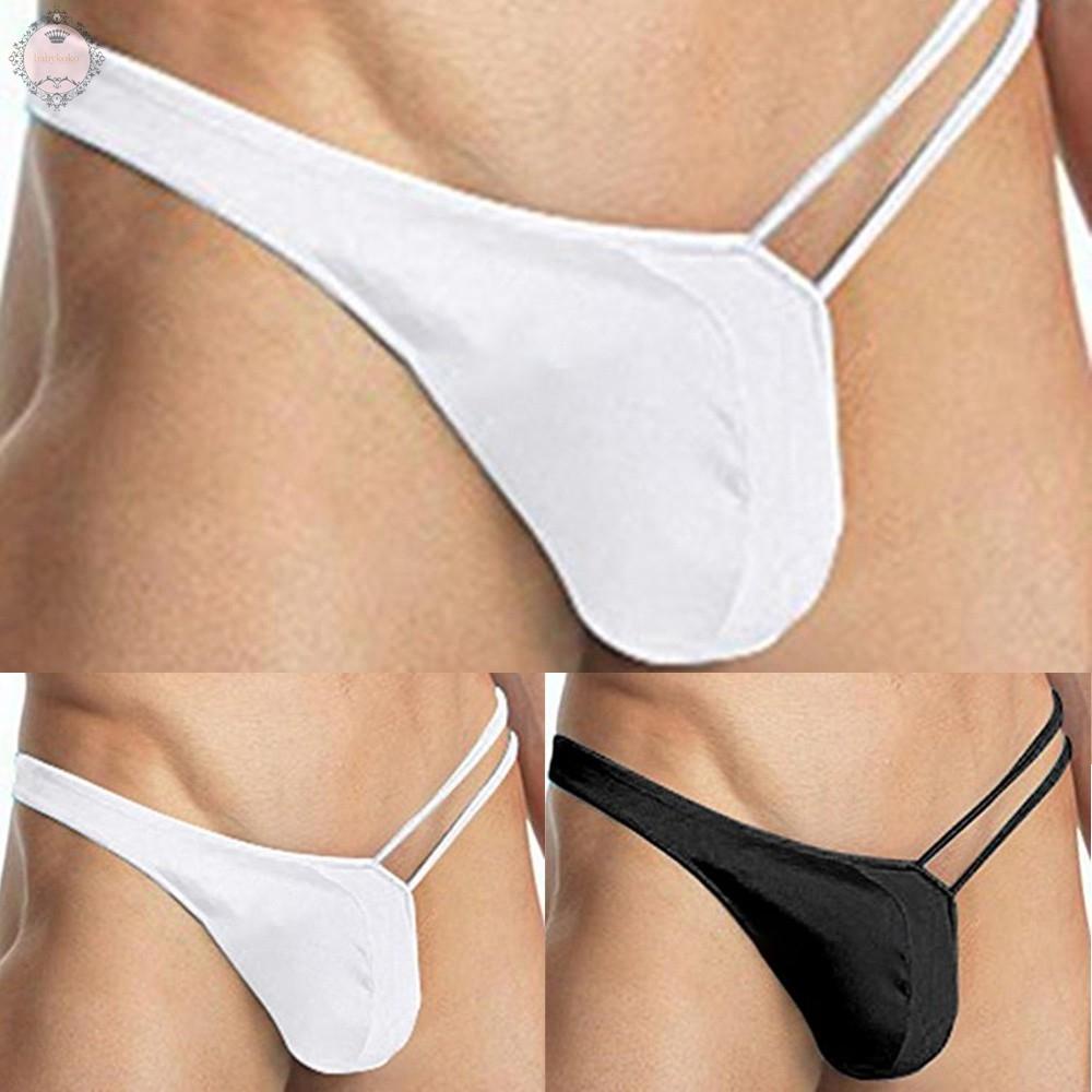 Briefs Sexy T-back Low Rise Mens Underwear Breathable C-String Costumes