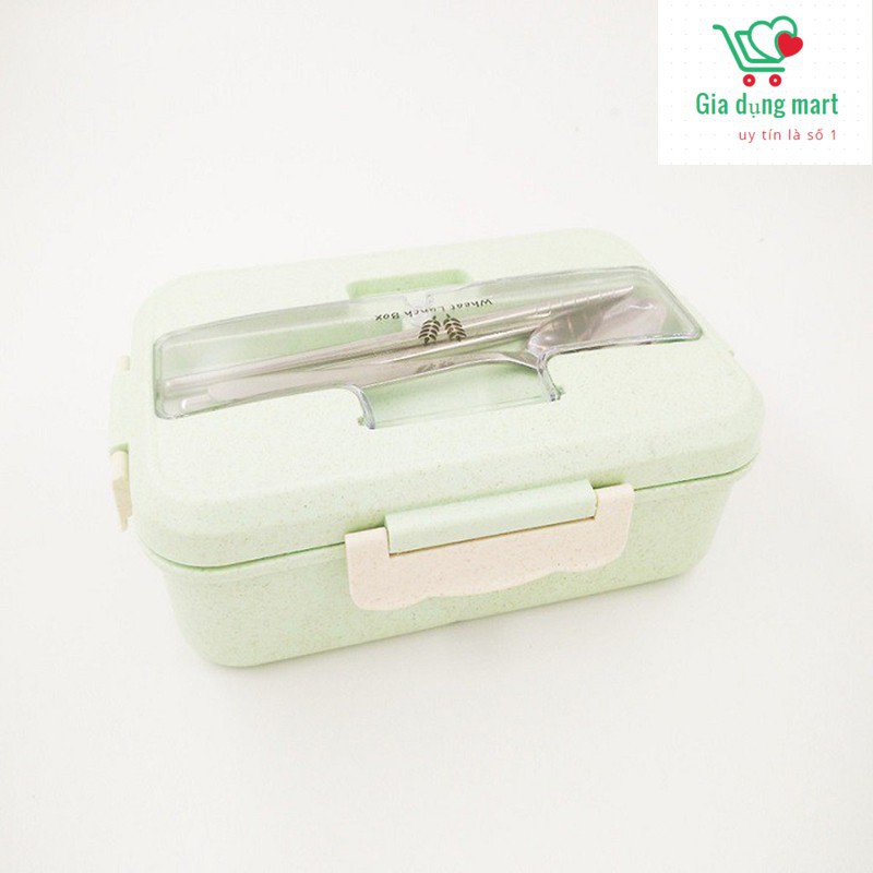 Hộp cơm giữ nhiệt [  22 x 15 x 7 cm ] 3 ngăn nhiều màu tùy chọn