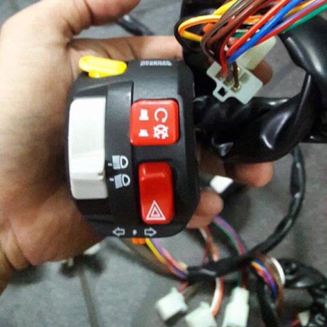 Cùm công tắc honeywell 7 chức năng cho raider satria