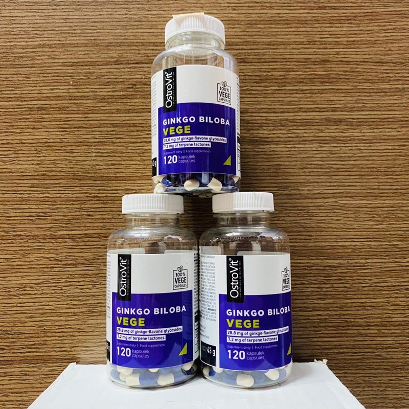 Ostrovit Ginkgo Biloba Vege  - Viên Uống Bổ Não Hoạt Huyết