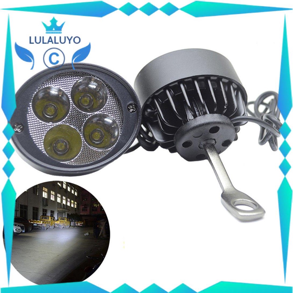 [Giá thấp] Electric Three-wheeled Led Front Large Bulb Super Bright Spotlight For Motor .lu