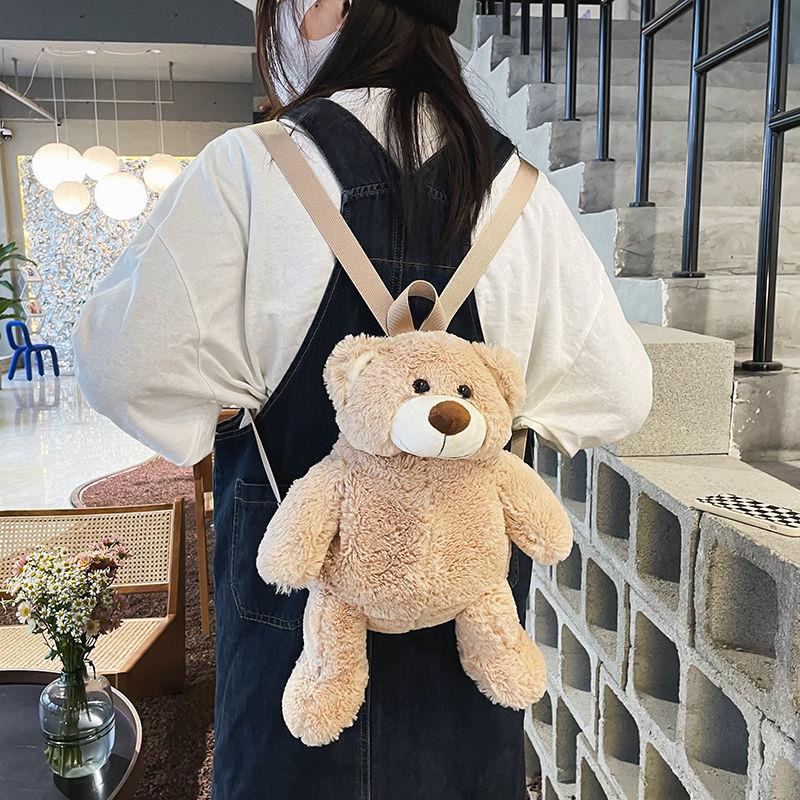 Balo Đi Học Hình Gấu Bông Hoạt Hình Phong Cách lolita Dễ Thương Cho Bé Gái
