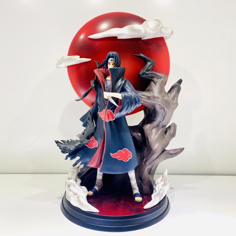 Mô hình  Uchiha Itachi thuộc tổ chức Akatsuki ( Mặt Trăng Có Led ) Cao 35cm - Naruto Shippuuden - Tượng Figure Naruto