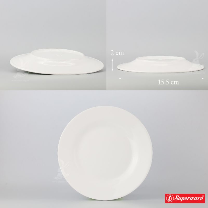 Dĩa cạn Melamine Superware -Thái Lan