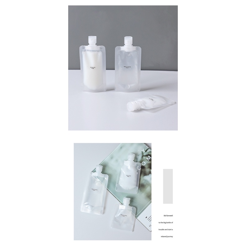 Chai Chiết Mỹ Phẩm / Dầu Gội / Sữa Tắm Có Thể Đổ Đầy 30 / 50 / 100ML Tiện Dụng Khi Đi Du Lịch