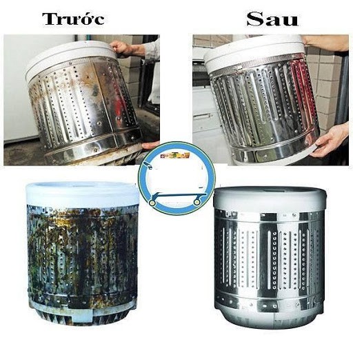 Gói Tẩy Vệ Sinh Lồng Máy Giặt - Diệt Khuẩn, Tẩy Sạch Chất Cặn, Mảng Bám, Ẩm Mốc Hiệu Quả