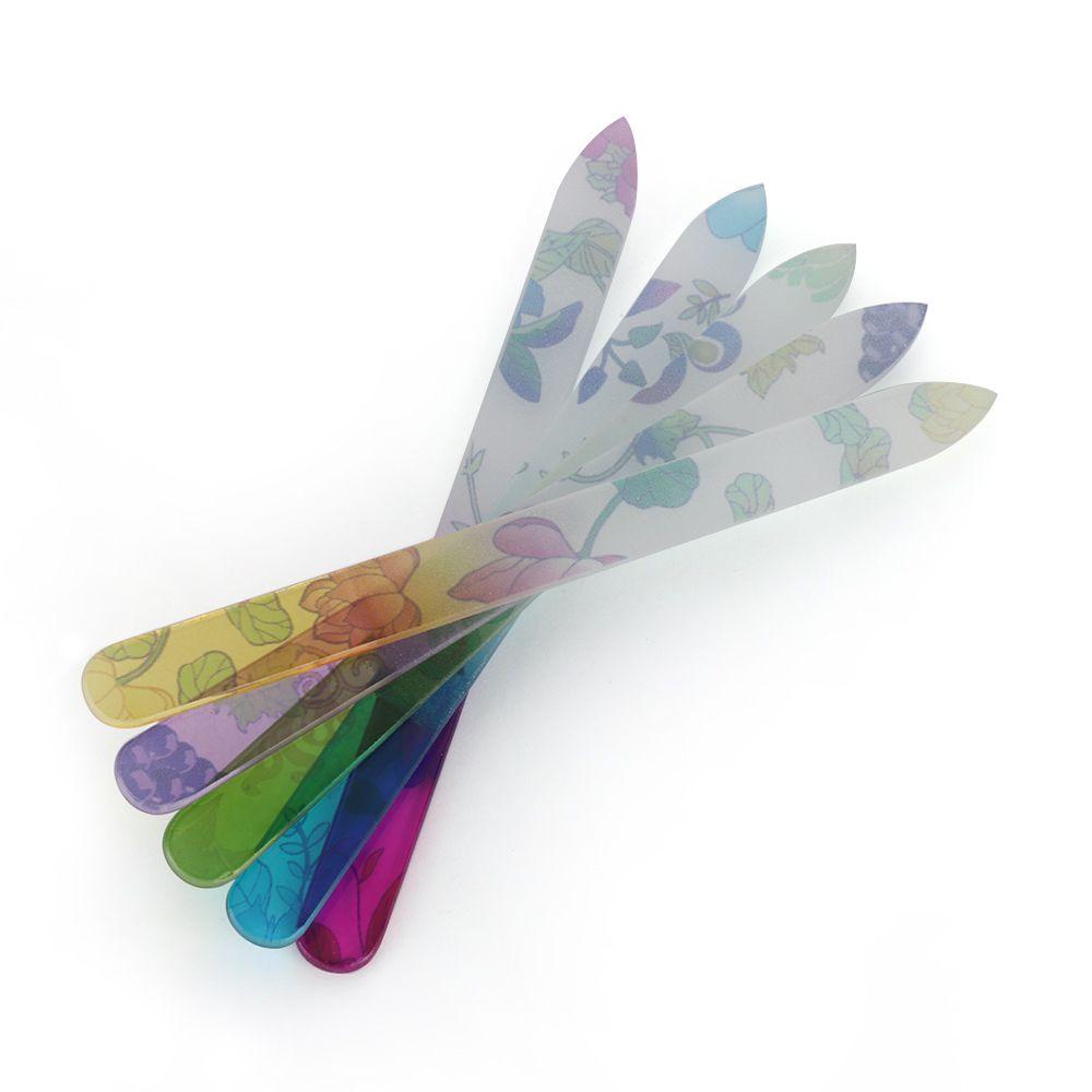 OCEANMAP Dụng Cụ Dũa Móng Tay Mặt Kính Lấp Lánh Dành Cho Bạn Nữ