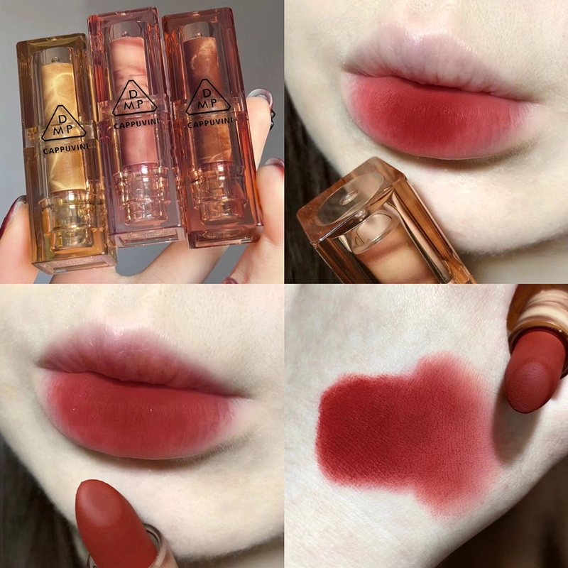 Son Môi Cappuvini Màu Nâu Trắng Trong Suốt Kết Cấu Mịn Như Nhung 2022