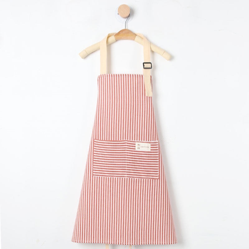 Tạp Dề Cotton Lanh Chống Bẩn Phong Cách Nhật Bản Mới Cho Nữ