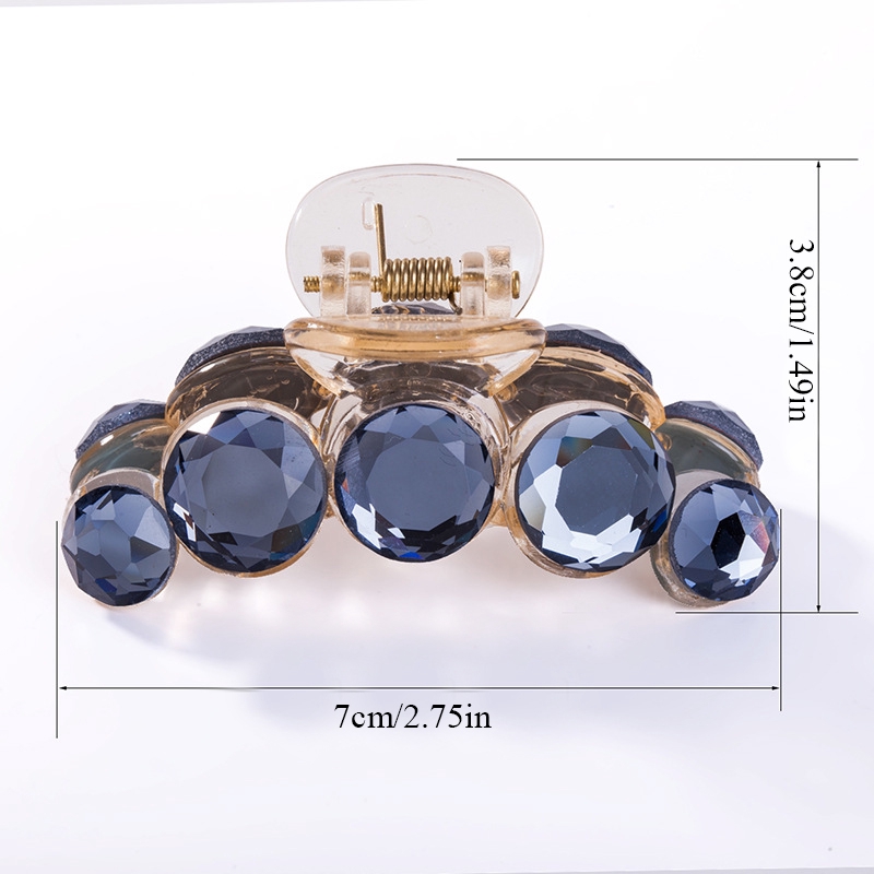 Kẹ̣p tóc càng cua đính hạt pha lê cho nữ