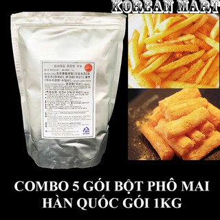 Combo 5 gói bột phô mai Tornado Hàn quốc 1kg/gói