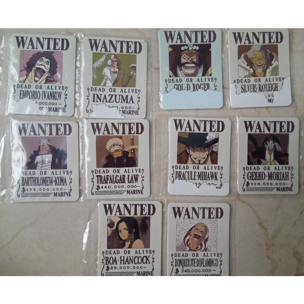 Thẻ Toonies Wanted One Piece bán full bộ 89 thẻ đã bóc seal
