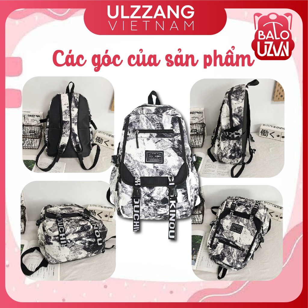 Balo đi học nam nữ ulzzang thời trang Hàn Quốc , cặp sách unisex đẹp đựng laptop hàng cao cấp