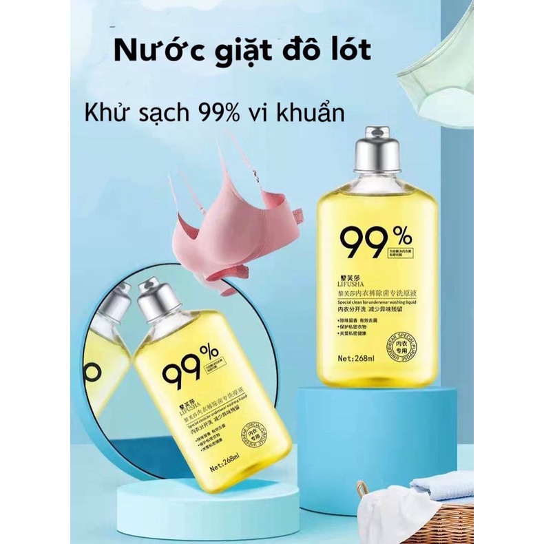 NƯỚC GIẶT ĐỒ LÓT AN TOÀN LÀNH TÍNH SACH ĐẾN 99.99% SamBeauty