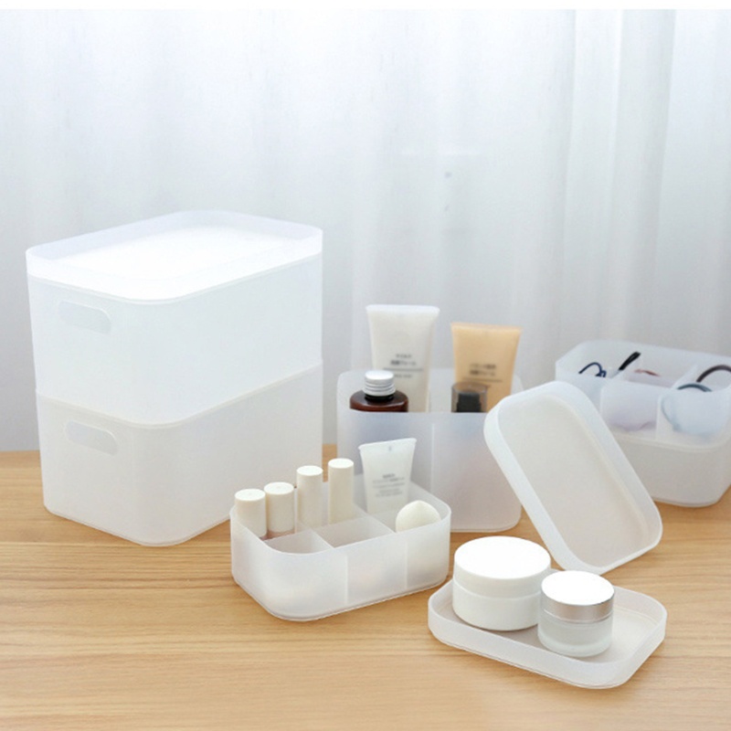 Hộp Nhựa Đựng Đồ Trang Điểm Để Bàn Tiện Lợi Ốp