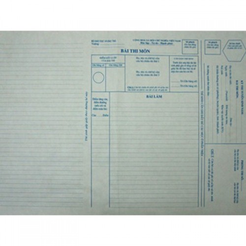 50 Tờ giấy thi Đại Học