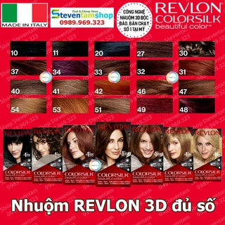 Thuốc nhuộm tóc Revlon Colorsilk đủ số