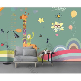Tranh dán tường trang trí phòng cho bé kích thước 2.87m x 2.25m có keo sẵn