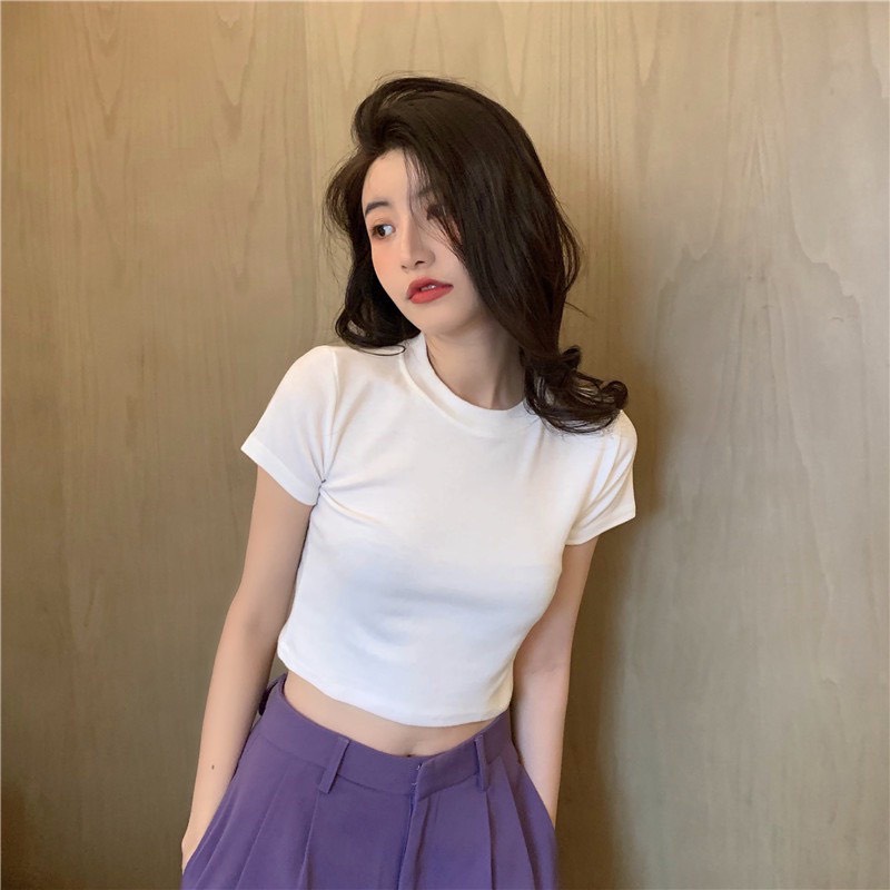 Áo Thun Crottop Vải Cotton !00%