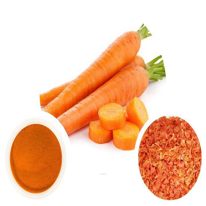 Bột Cà Rốt Sạch Nguyên Chất 1kg - Nông Sản Vàng