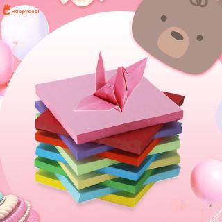 100/ 200 giấy xếp hình Origami kích thước 8cm đủ màu