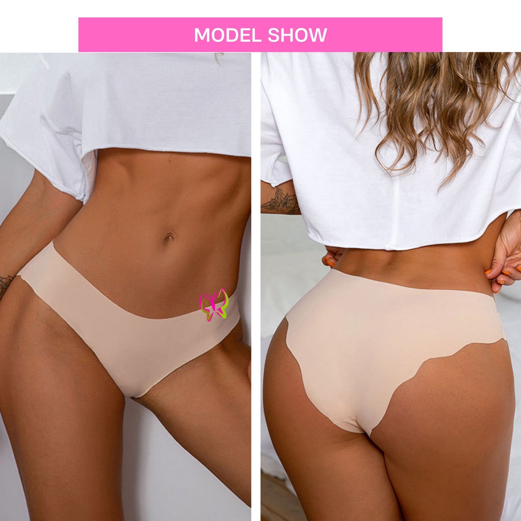 Quần lót nữ su đúc thun lạnh không đường may, trẻ trung, thoải mái, thoát mát (MS 03102) Anna Shop