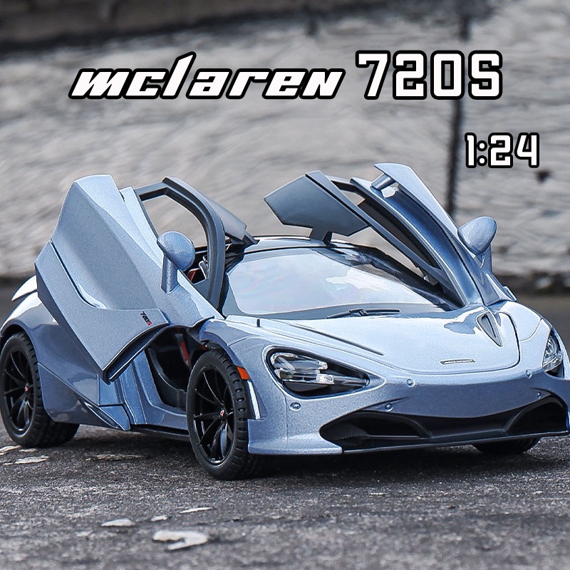 Mô Hình Xe Hơi Mclaren 720S Tỉ Lệ 1: 24 Bằng Hợp Kim Có Đèn Và Nhạc