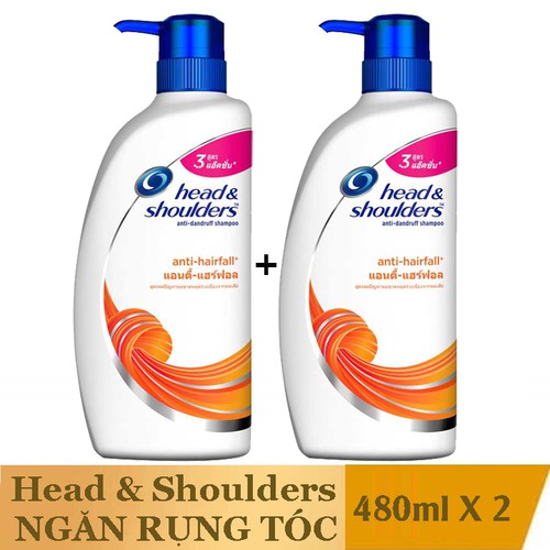 Combo 2 Dầu gội Head Shoulder Nhập khẩu Thailand 450ml/chai