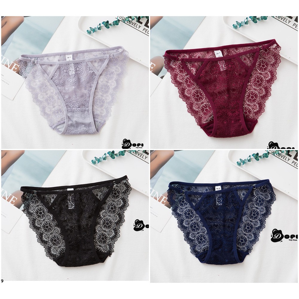 (BRA009) Quần lót nữ quần chíp nữ cạp dây gợi cảm sexy chất liệu ren cao cấp