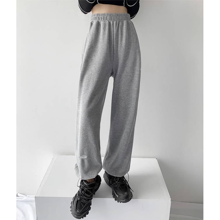 Cocory vn Quần Dài Ống Rộng Lưng Cao Thiết Kế Đơn Giản Thời Trang Cho Nữ