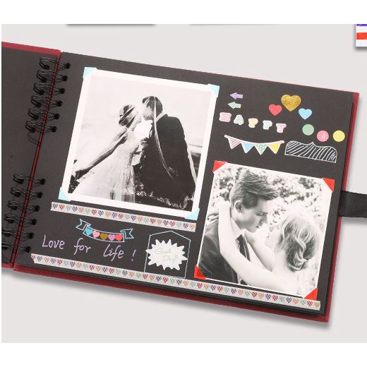 Album dán ảnh, scrapbook, album ảnh tự dán