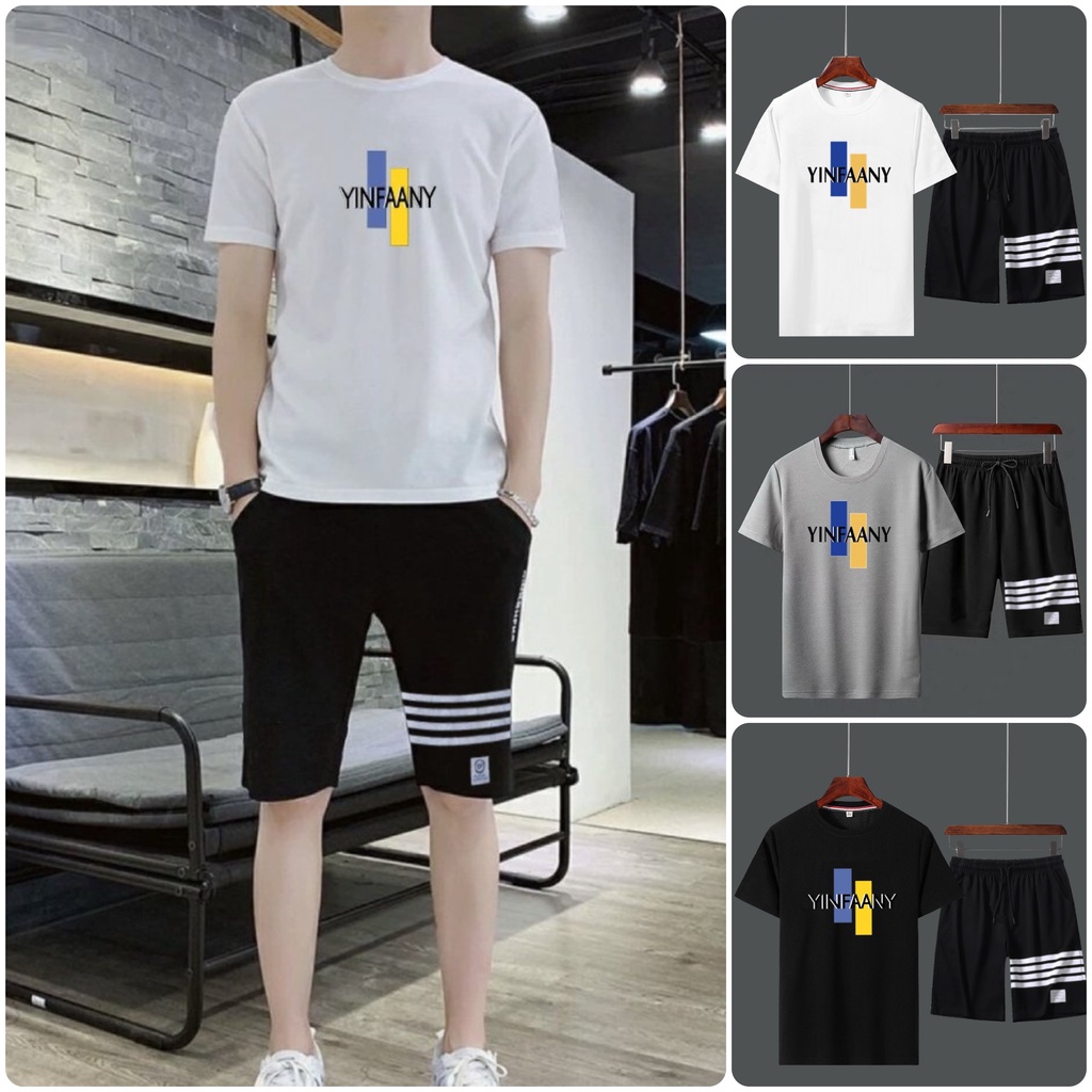 Set Bộ Thể Thao 2 Món Quần Shorts + Áo Nam Nữ Unisex Chất Vải Thun Oppose MSA004TH