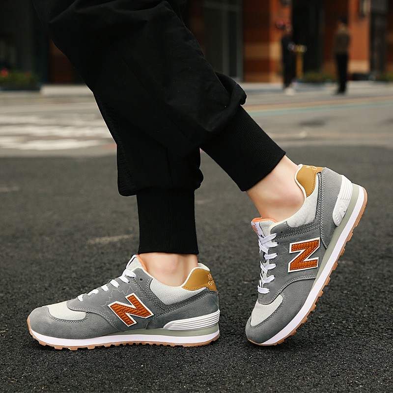 Giày Thể Thao New Balance 574 Phối Lưới Thoáng Khí Thời Trang Xuân Thu 2021 Mới