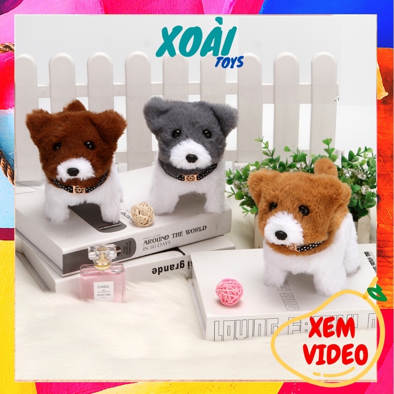 Thú nhồi bông, Chó con biết đi biết sủa cực vui nhộn cho trẻ em