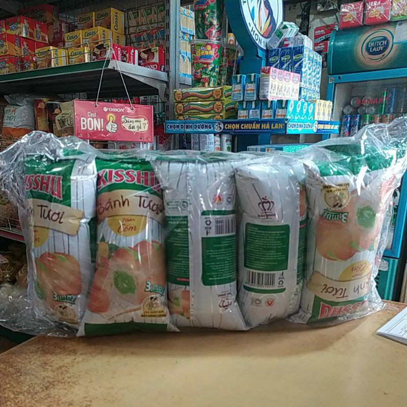 Sỉ bịch 10 chiếc bánh mỳ tươi nhân cốm 70 gam