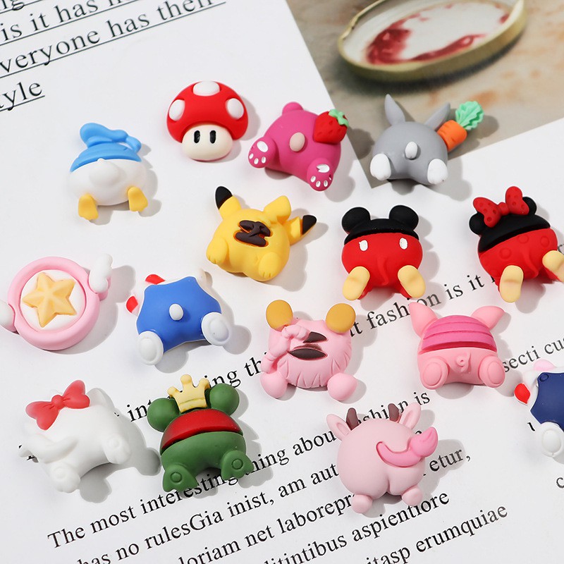 phụ kiện charm diy hình dễ thương Charm các nhân vật hoạt hình Mickey, Donald, Chipmunk cho các bạn trang trí Crocs, DIY