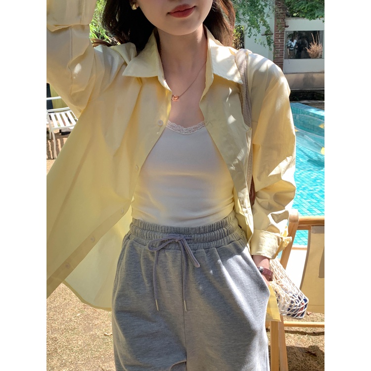 Áo Hai Dây Phối Ren Hoa Nhiều Màu Sắc Thời Trang 49610