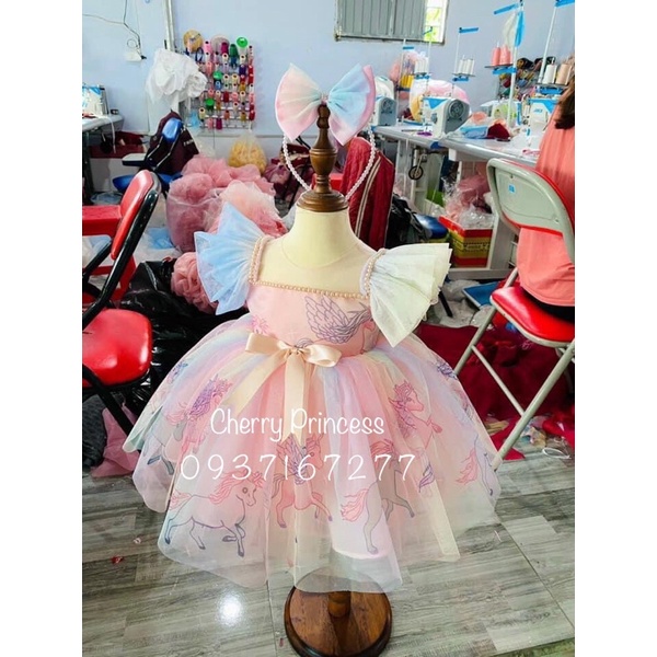 Váy công chúa thiết kế ngựa 🧞‍♂️thần PONY 1-8 tuổi