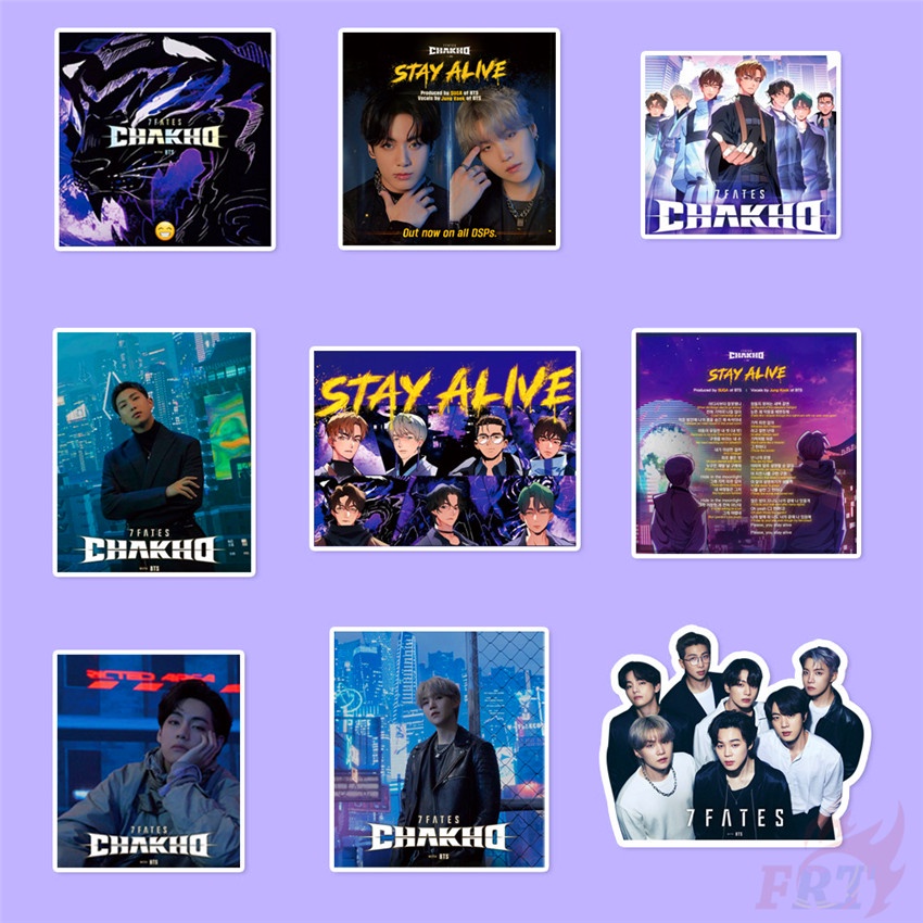 ❉ 7fates: Nhãn Dánchakho ❉ Bộ 105 Sticker Họa Tiết Superstar Thời Trang Dùng Để Trang Trí