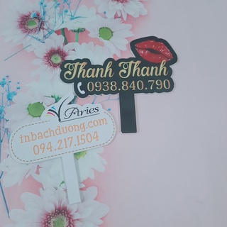 Hashtag mini cầm tay -  In Bạch Dương