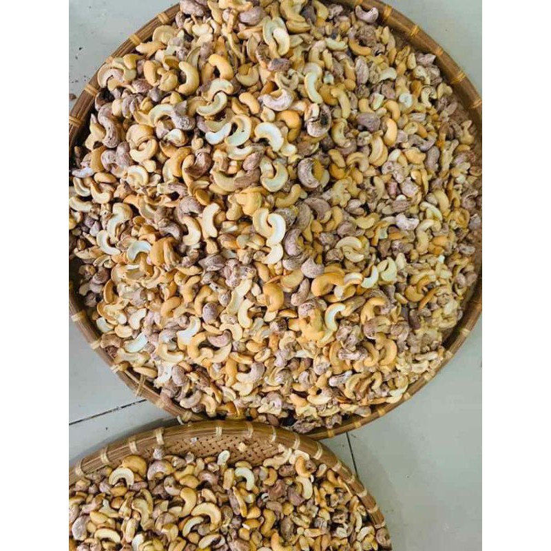 500g Hạt điều rang muối vỡ Bình Phước có vỏ