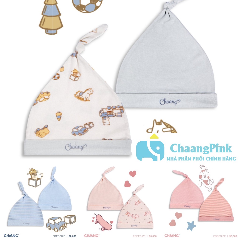 Chaang set mũ thóp bảo vệ bé SS2022D06