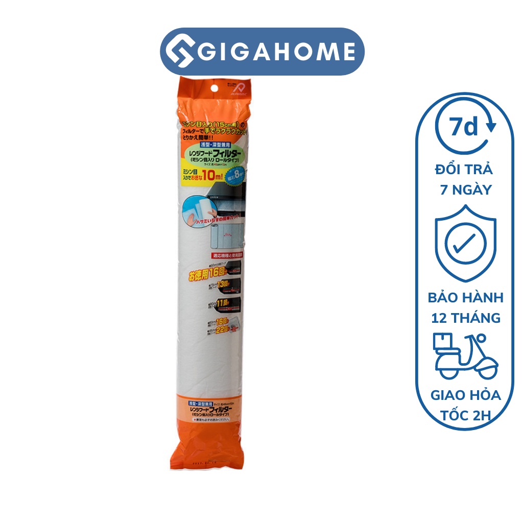 Giấy Dán Máy Hút Mùi, Phòng Bếp 10m GIGAHOME Chống Dầu Mỡ, Chống Cháy 8107