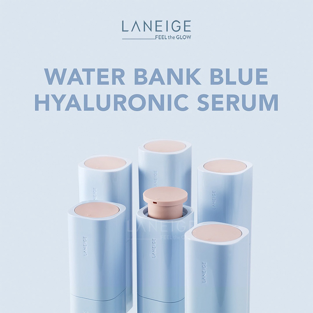 Tinh Chất Dưỡng Ẩm Laneige Water Bank Blue Hyaluronic Serum / Gift Set 50ml