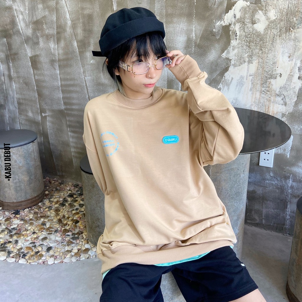 Áo Sweatshirt nỉ tay dài Kabu Debut (Tặng kèm móc khóa)