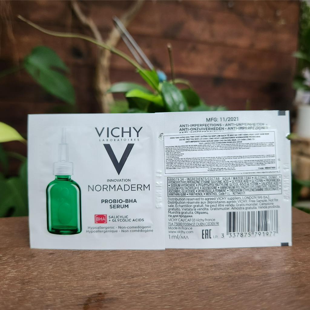Vichy Tinh Chất Làm Dịu Da Và Giảm Mụn Normaderm Serum Probio BHA – AHA 1m